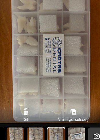 Anatomik diş mum modelleri - Görsel 3