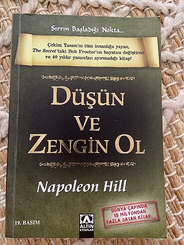 Düşün ve zengin ol - napoleon hill & epiktetos