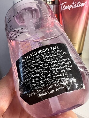 Victoria s Secret victoria's secret vücut yağı