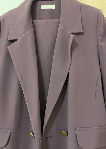 Zara Düğmeli Kadın Blazer Ceket Takım