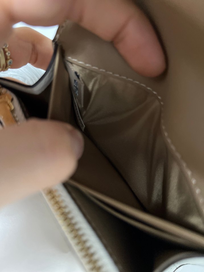 Beyaz Baskılı Coach Çocuk Cüzdanı ve Kemer - Görsel 4