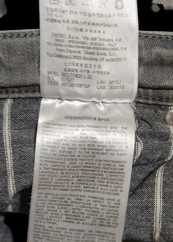 DİESEL DNA 1978 COTTON JEANS - Görsel 8