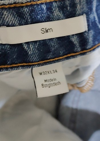 CALVİN KLEİN SLİM FİT COTTON JEANS - Görsel 7