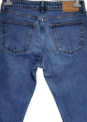CALVİN KLEİN SLİM FİT COTTON JEANS - Görsel 4