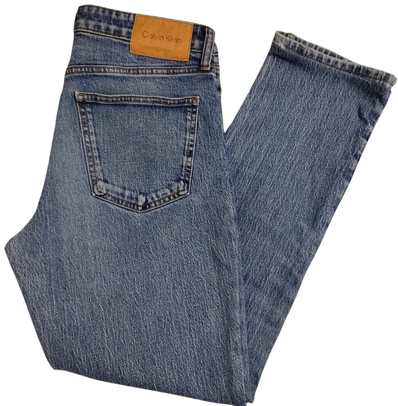 CALVİN KLEİN SLİM FİT COTTON JEANS - Görsel 5