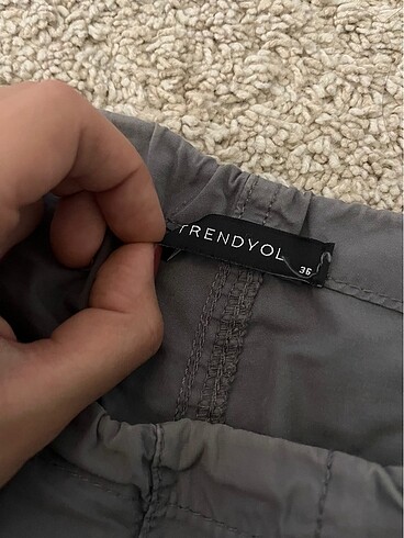s Beden gri Renk Paraşüt pantolon