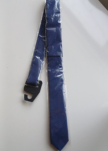Klasik Şıklık Mavi Erkek Kravat - Görsel 2