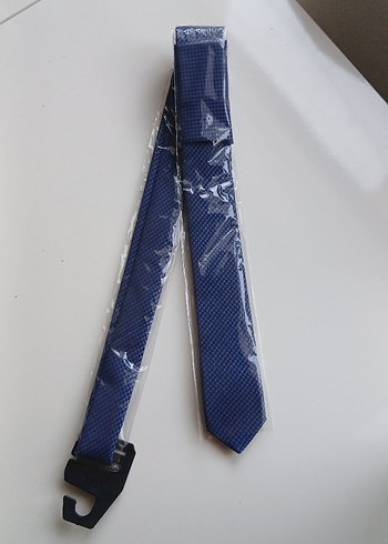 Klasik Şıklık Mavi Erkek Kravat - Görsel 3