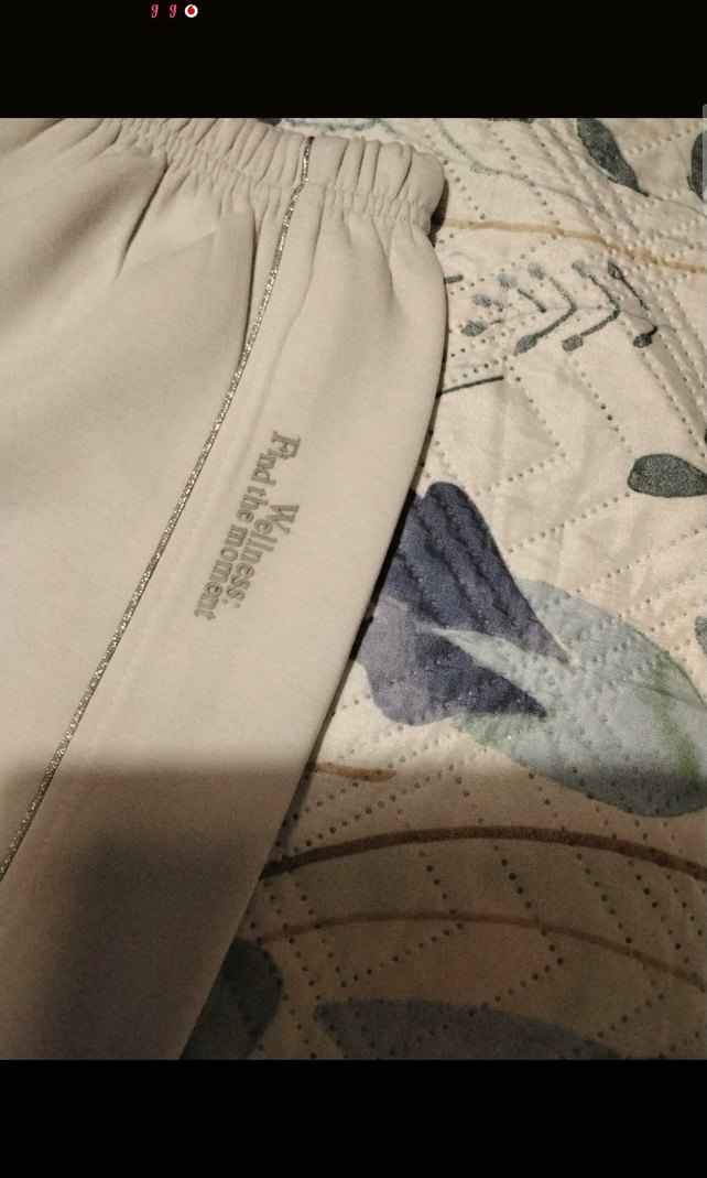 Kadın Beyaz Rahat Kesim Eşofman Altı - Görsel 3