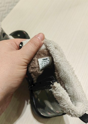 22 Beden çeşitli Renk Vicco kız Çocuk Nakışlı Kürklü ışıklı Bot