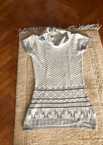 Bordo Mini Yüksek Yakalı Örgü Süveterler - Görsel 4