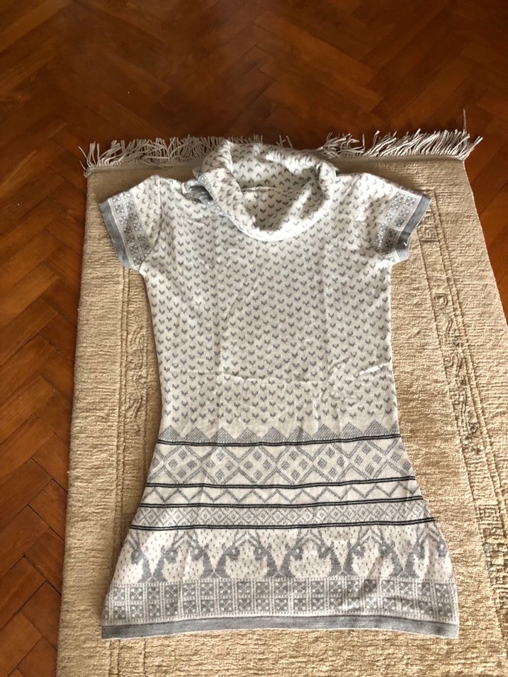 Bordo Mini Yüksek Yakalı Örgü Süveterler - Görsel 3