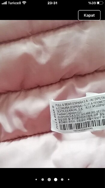 Pull&bear sıcacık mont - Görsel 9