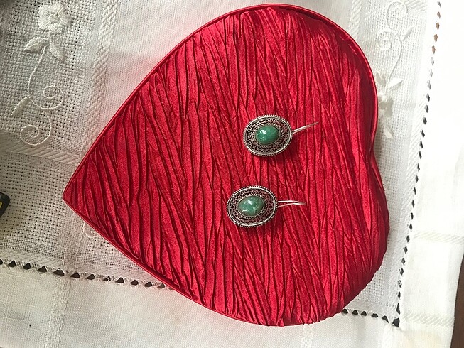 Sterling silver küpe