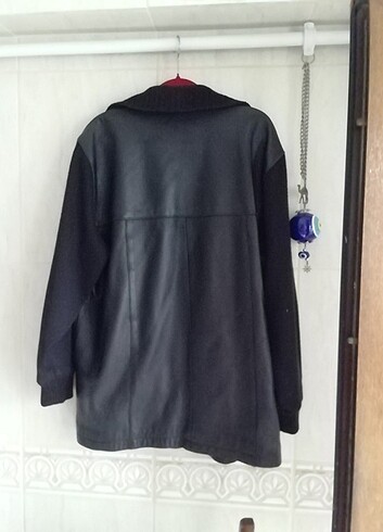 Atalar kuzu derisi mont - Görsel 4