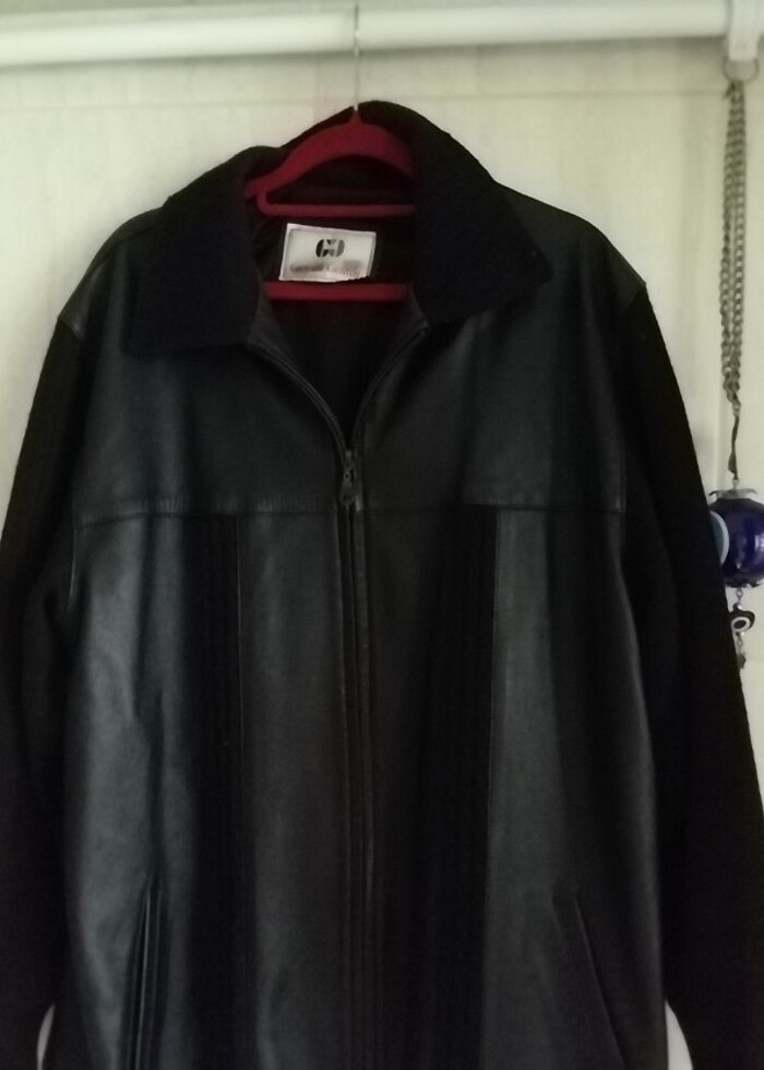 Atalar kuzu derisi mont - Görsel 2