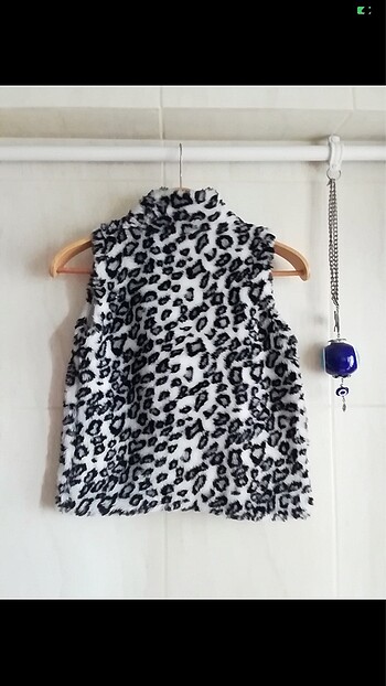 Zebra şık yelek - Görsel 2