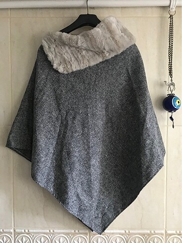 Kürklü pelerin - Görsel 3