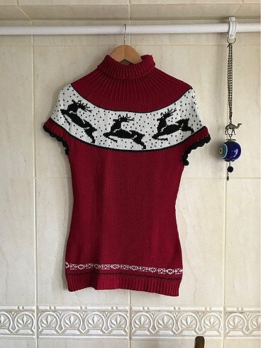 Geyikli Triko blüz - Görsel 3