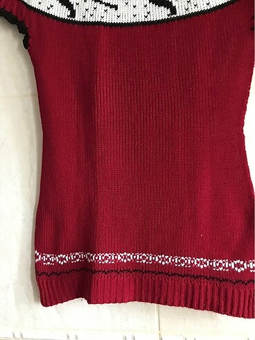 Geyikli Triko blüz - Görsel 5