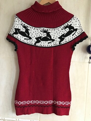 Geyikli Triko blüz - Görsel 9