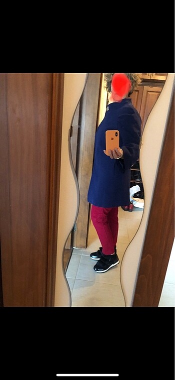 Lacivert manto - Görsel 9