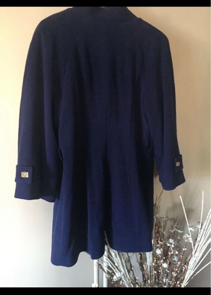 Lacivert manto - Görsel 4