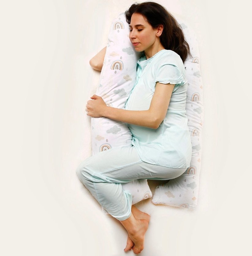 Pastel Desenli Hamile ve Emzirme Yastığı - Görsel 3