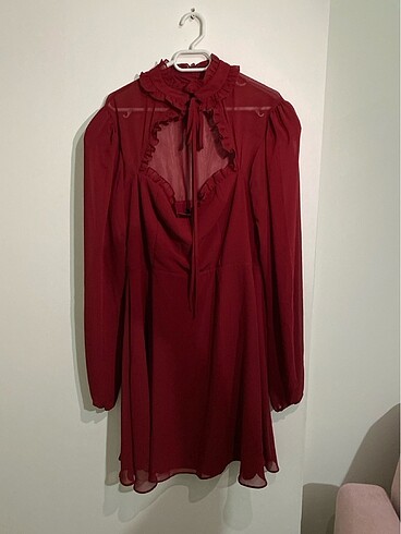 Trendyol & Milla TRENDYOLMİLLA BORDO ELBİSE