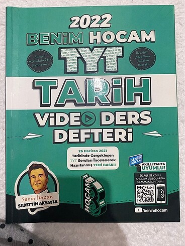 TYT TARİH VİDEO DERS DEFTERİ