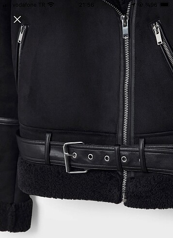 Stradivarius Stradivarius Kürklü Biker Ceket