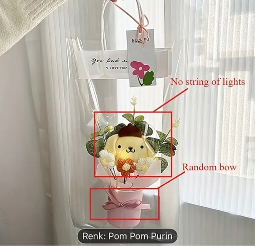Peluş oyuncak buket