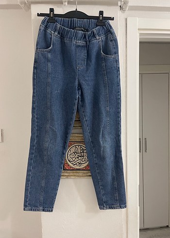 Kadın Mavi pantolon - Görsel 3