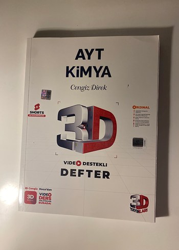 AYT Kimya 3D Video Destekli Defter