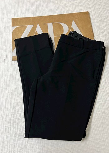 Zara Siyah Regular Fit Kumaş Pantolon - Görsel 2