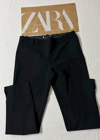 Zara Siyah Regular Fit Kumaş Pantolon - Görsel 7