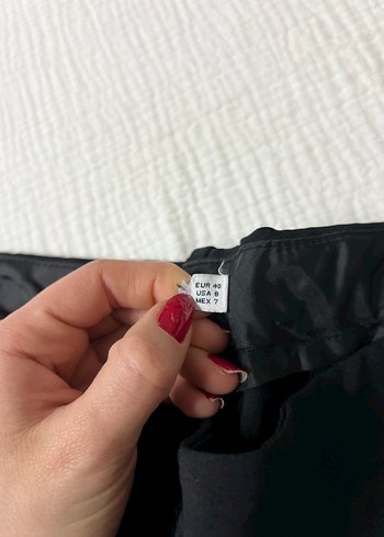 Zara Siyah Regular Fit Kumaş Pantolon - Görsel 6