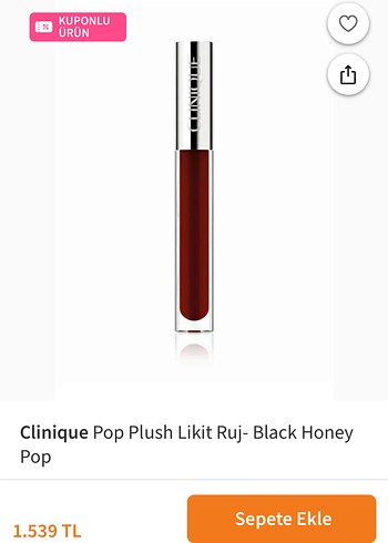 Clinique black honey ruj - Görsel 2