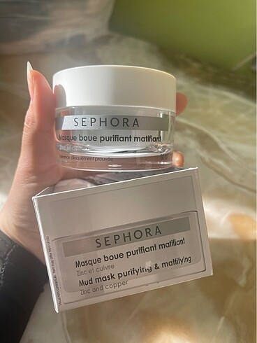 Sephora çamur maskesi
