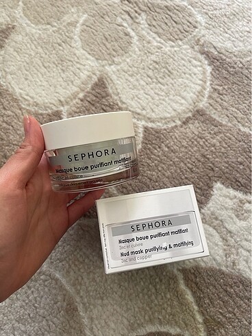 Sephora Sephora çamur maskesi