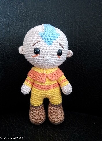 Avatar Aang amigurumi figür