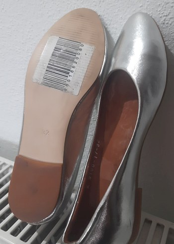 parlak gümüş babet kız çoçuk - Görsel 3