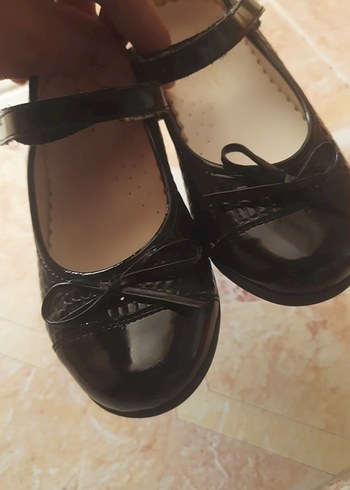 Kız Çocuk Siyah Rugan Babet - Görsel 4