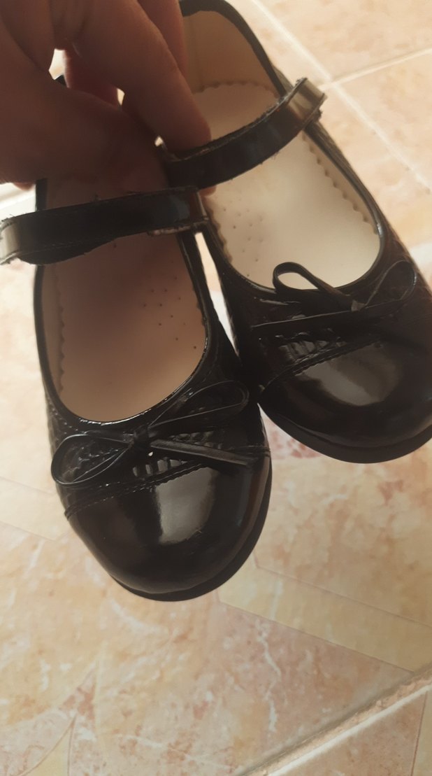 Kız Çocuk Siyah Rugan Babet - Görsel 4