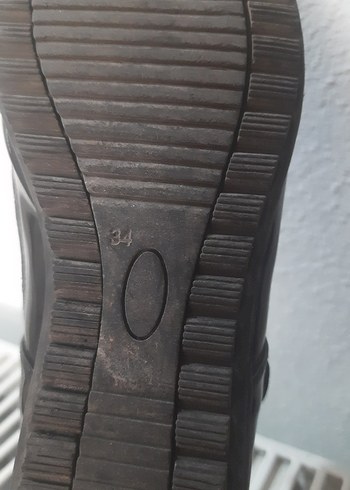 Kız Çocuk Siyah Rugan Tokalı Babet - Görsel 3