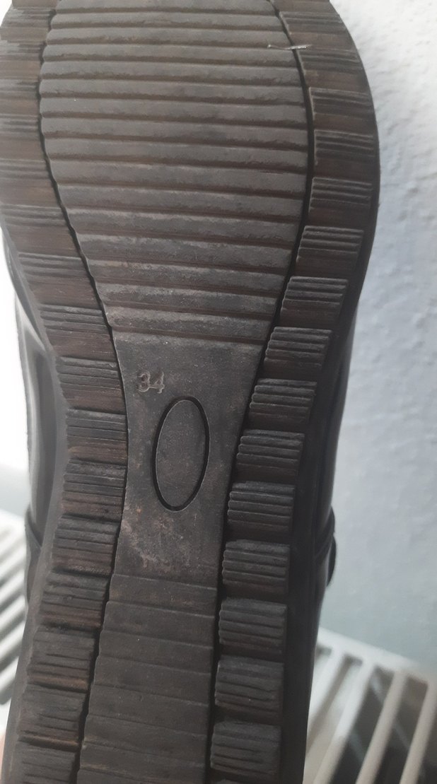 Kız Çocuk Siyah Rugan Tokalı Babet - Görsel 3