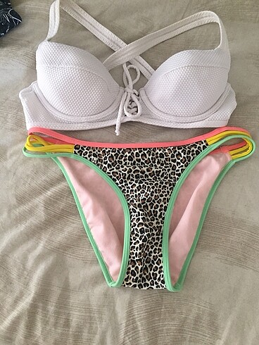 xs Beden beyaz Renk Bikini üstü