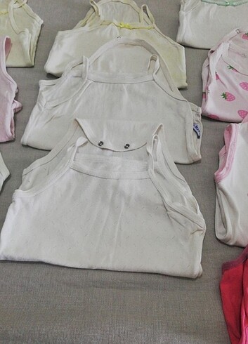 HelloBaby Kız çocuk çıtçıtlı atlet 