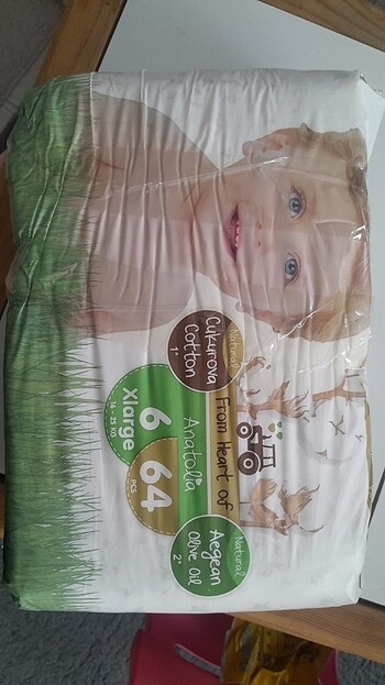 6 Beden: 16+ kg Beden 32 adet 6xl baby turco bebek bezi