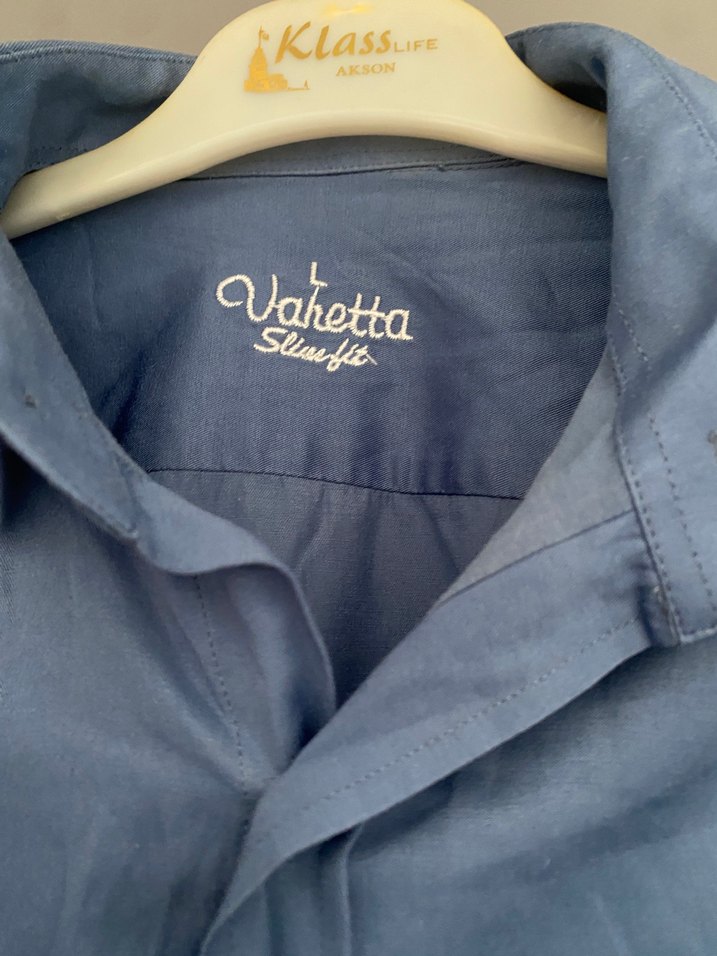 Gri Erkek Keten Uzun Kollu Gömlek - Görsel 3